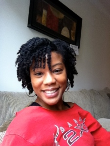 twist out (hair is a bit more stretched)