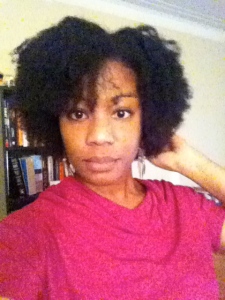 flat twist out (separated my hair for volume)